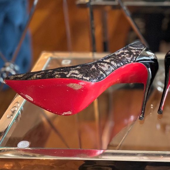 Christian Louboutin Follies 100 Rete/Dent Gloss/Patent - Picture 8 of 10